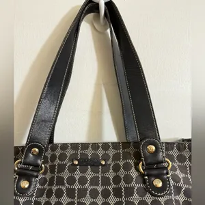 Kate Spade Stylish‎ Black and Cream Large Tote Bag thumbnail 3