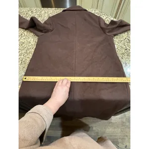 House of Harlow 1960 brown long wool-blend coat Size Medium Overcoat thumbnail 9