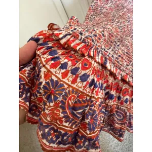 Veronica Beard Cox Paisley Shirred Mini Dress size‎ XS thumbnail 7