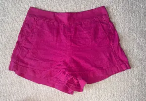 Pink Gap Linen Shorts thumbnail 1