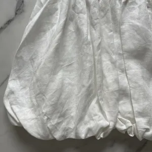 NWT Reformation Delia Linen Dress White Size 12 thumbnail 9