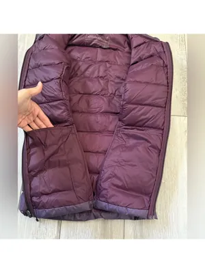 Eddie Bauer Quilted Fb650 Gorpcore Outdoors Purple Puffer Vest size large thumbnail 7