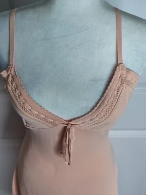Meshki Knit Mini Dress Peach Size M thumbnail 2