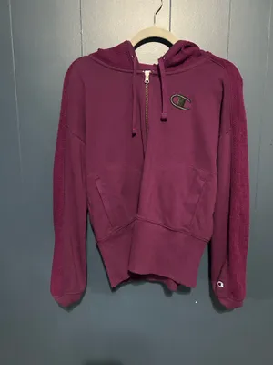 Purple Champion Zip-Up Hoodie thumbnail 1