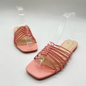 Journee Collection Sandals‎ Womens 6.5 Pink Addora Slides Sandals NEW thumbnail 4