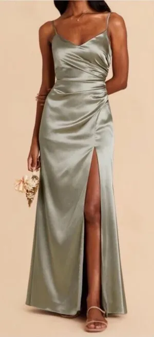 NWT Birdy Grey Catherine Bridesmaid Maxi Dress Women's XS‎ Green Wedding Guest thumbnail 1