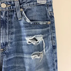 AG‎ Adriano Goldschmied The Phoebe High Rise Distressed Straight Leg Jeans 25R thumbnail 11