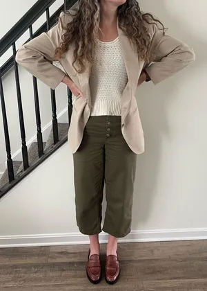 Requirements Vintage Tan Blazer thumbnail 1