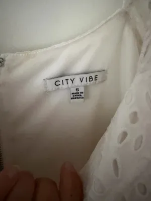 City Vibe Mini Eyelet Dress thumbnail 4
