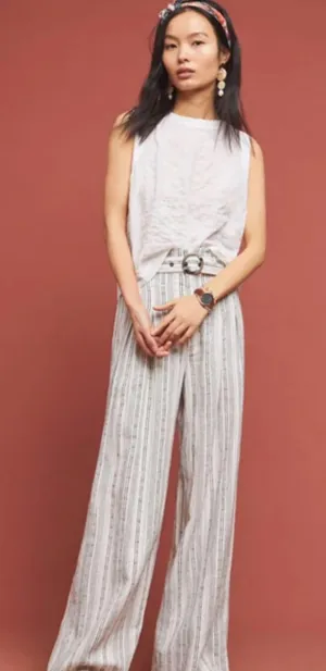 Anthropologie Cloth & Stone Lace-Up Top thumbnail 3