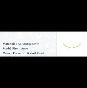 NEW Silver Round Bead Ear Climbers‎ | 18kgp S925 thumbnail 7