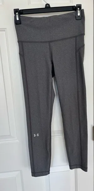 Womens under armour compression heat gear grey leggings thumbnail 1