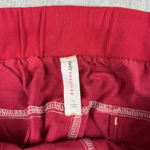 Anthropologie Daily Practice Hot Pants Womens Large Red Drawstring Relaxed thumbnail 4