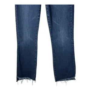 Mother Jeans Women 26 Blue Denim‎ Night Tripper The Insider Crop Fray Streetwear thumbnail 6