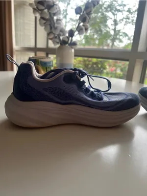 Avia Women's Size 6.5 Comfort Performance Sneakers Blue White Thick Foam Trainer thumbnail 9