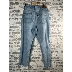 American Eagle | women curvy 90’s straight distressed denim thumbnail 10