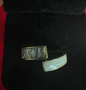 Gorgeous Golden Gemstone Adjustable Ring Size 7 thumbnail 1