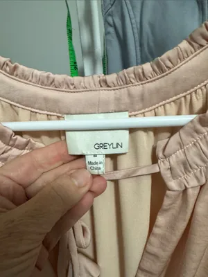 Greylin Light Pink Sleeveless Halter Dress thumbnail 2