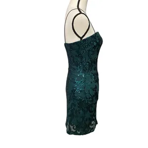 Lovely Day Hello Gorgeous Bodycon Sequin Mini Dress Size Medium NWT thumbnail 3
