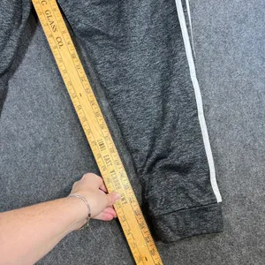Adidas Womens Gray Space‎ Dye 3-Stripe Jogger Sweatpants Size Medium Activewear thumbnail 6