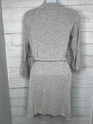 Posh Peanut Mommy Robe in Light Gray Size Small Soft Maternity thumbnail 6