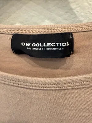 OW Collection Taupe Long Sleeve Thong Bodysuit Medium thumbnail 3