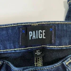 Paige Hoxton Ankle Ultra Skinny Jeans in Dark Wash thumbnail 8