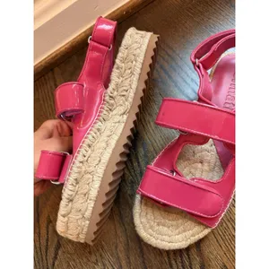 Reformation Trinity Sport Espadrille Patent Leather Hot Pink Sz 7 NEW thumbnail 15