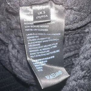 Free People Black Turtleneck Sweater with Chunky Knit Relaxed Fit S thumbnail 3