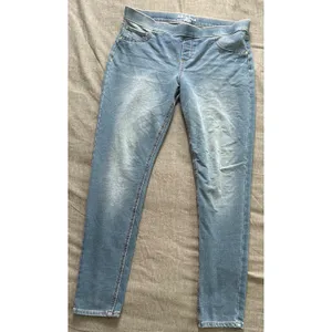 Arizona Jean Co Womens Plus Jegging Light Wash Blue Pull On Denim Pants 18.5 thumbnail 4