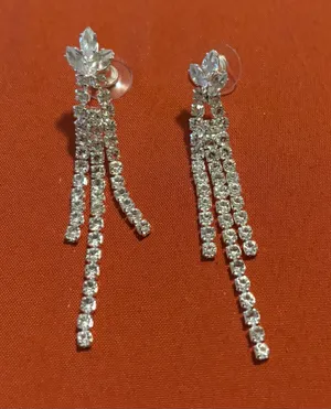 & Other Stories Silver Crystal Necklace, Earrings & Bracelet Jewelry Set(Fashion Jewelry) thumbnail 6