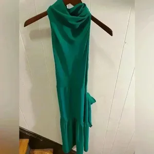 NWOT Amanda Uprichard Fabianna Cowl Neck Sleeveless Midi Dress Atlantis Green S thumbnail 5