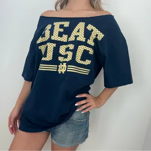 Adidas Notre Damme Football Off the shoulder Tee thumbnail 3