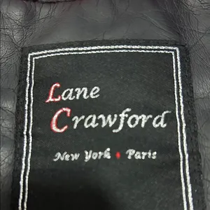 Black Faux Leather Jacket with Pink Lining Size L thumbnail 3