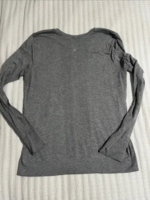 lululemon athletica Heathered Gray Long-Sleeve Crew thumbnail 2