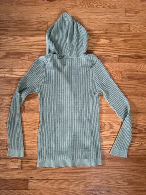 Urban Outfitters green knit button up sweater thumbnail 3