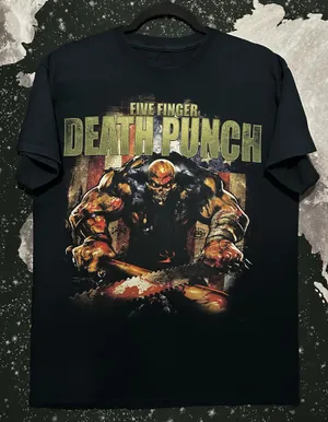 Five Finger Death Punch Got Your Six Graphic Shirt thumbnail 1