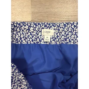 J.Crew Factory Medium Blue and White Skirt Long Skirt thumbnail 2