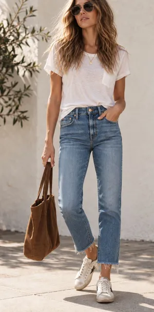 Mother High Waisted Looker Ankle Fray Jeans Walking on Coals Size 24 thumbnail 1