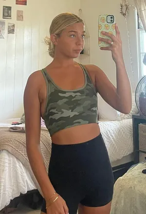 Camo Sports Bra thumbnail 1