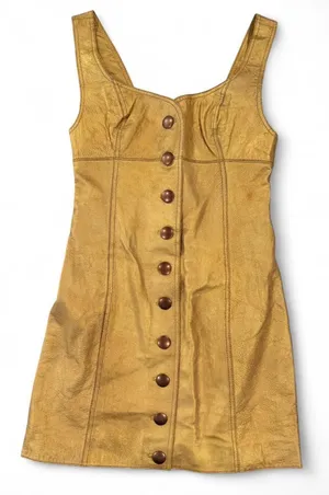 Free People Goldie Leather Mini Dress 4 thumbnail 5
