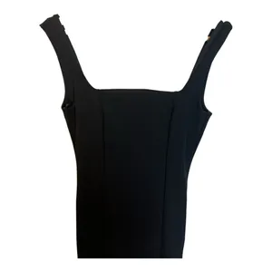 Lulus Inspiring Allure Black Square Neck Column Maxi Dress Small Formal NWOT thumbnail 5