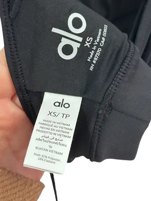 Airlift Intrigue Sports alo Bra Black XS NWT Authentic thumbnail 6