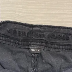 American Eagle Cargo Shorts Black thumbnail 4