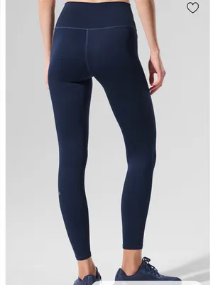 Alo Airlift legging 7/8 - Navy - XXS thumbnail 2