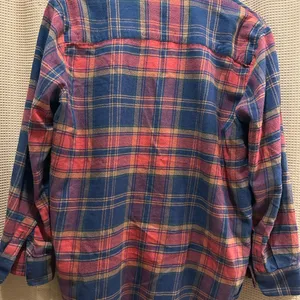 Madewell Flannel Oversized Ex-Boyfriend Shirt in Lewis Plaid thumbnail 6
