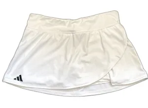 Adidas‎ Aeroready Club Skort White Tennis Golf Pickleball Active Skirt Size XL thumbnail 1