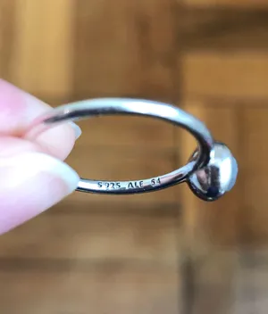 Pandora Moonstone Sterling Silver Ring thumbnail 2