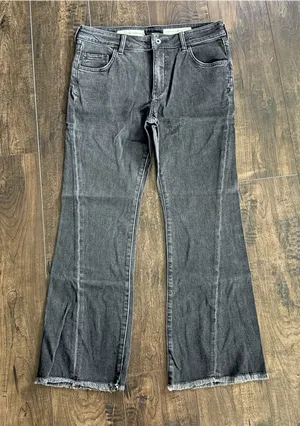 Pilcro High Rise Flare Jeans - Faded Black thumbnail 1