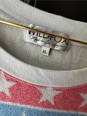 Wildfox oversized lounge long sleeve tshirt thumbnail 2